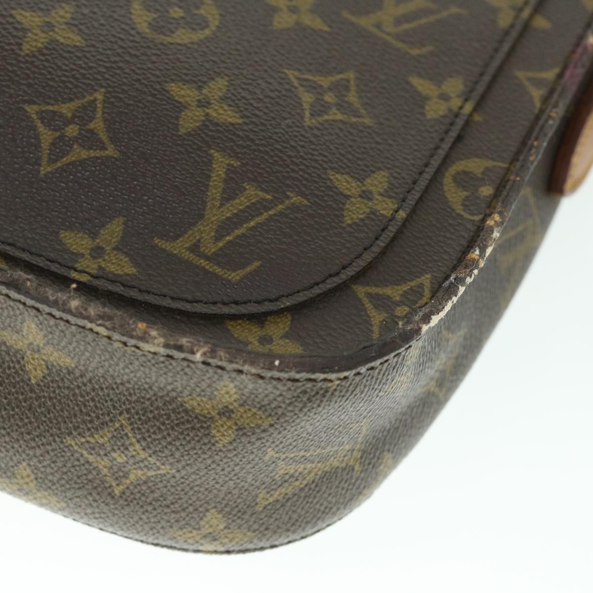 LOUIS VUITTON Monogram Saint Cloud GM Shoulder Bag M51242 LV Auth yk8580