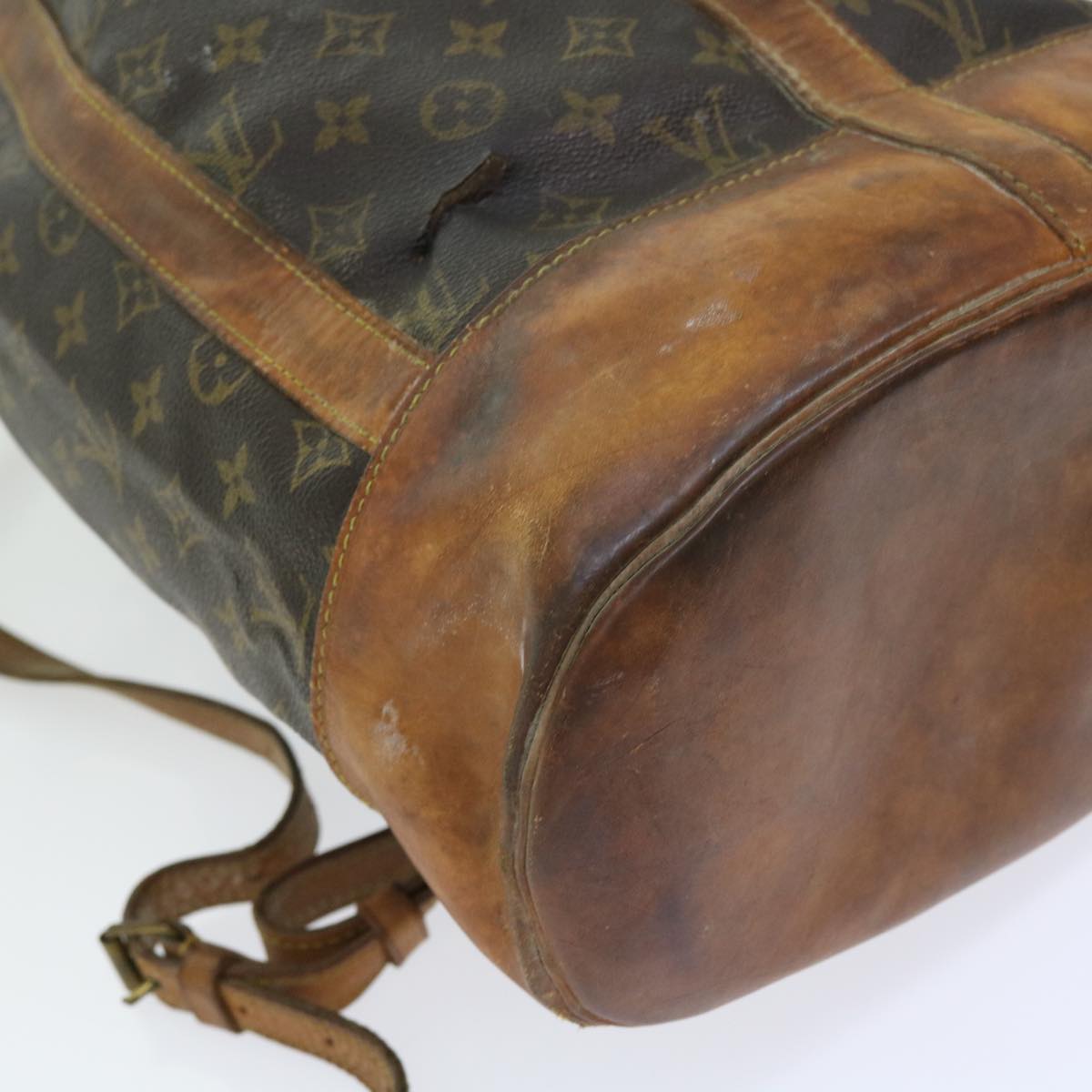 LOUIS VUITTON Monogram Randonnee GM Shoulder Bag M42244 LV Auth yk8595