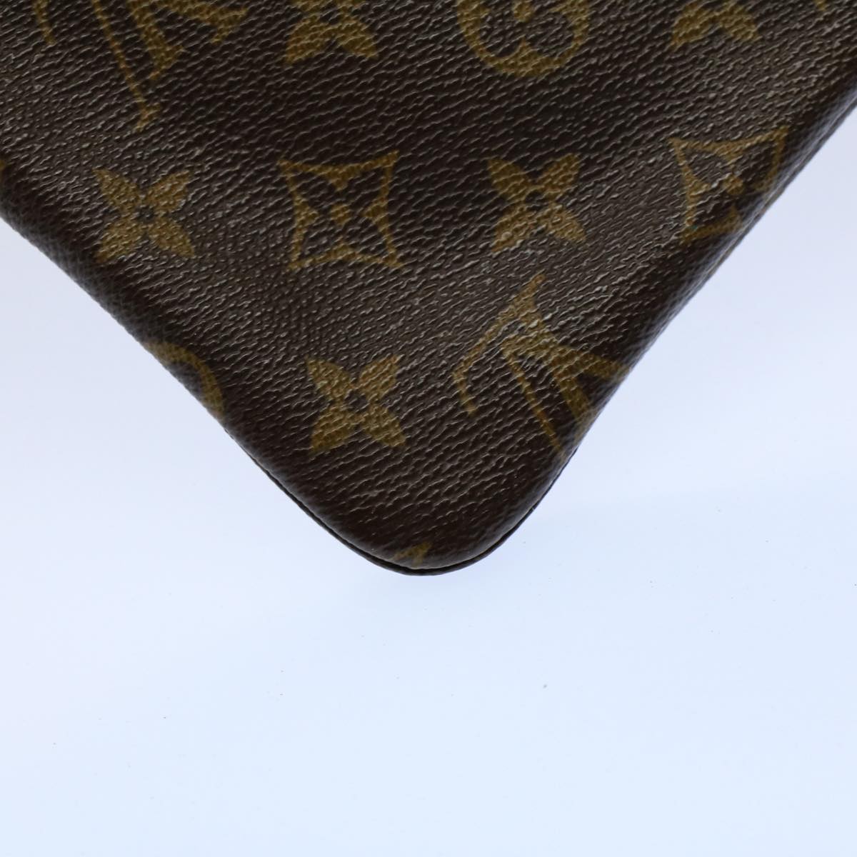 LOUIS VUITTON Monogram Pochette Priant Clutch Bag M51805 LV Auth yk8598