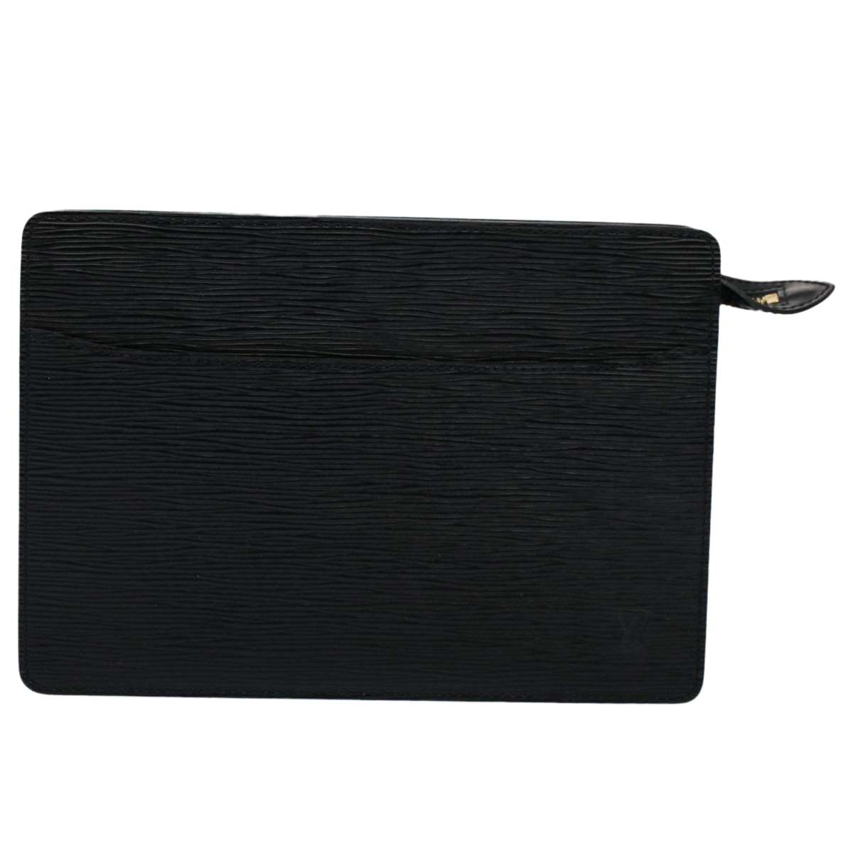 LOUIS VUITTON Epi Pochette Homme Clutch Bag Black M52522 LV Auth yk8661