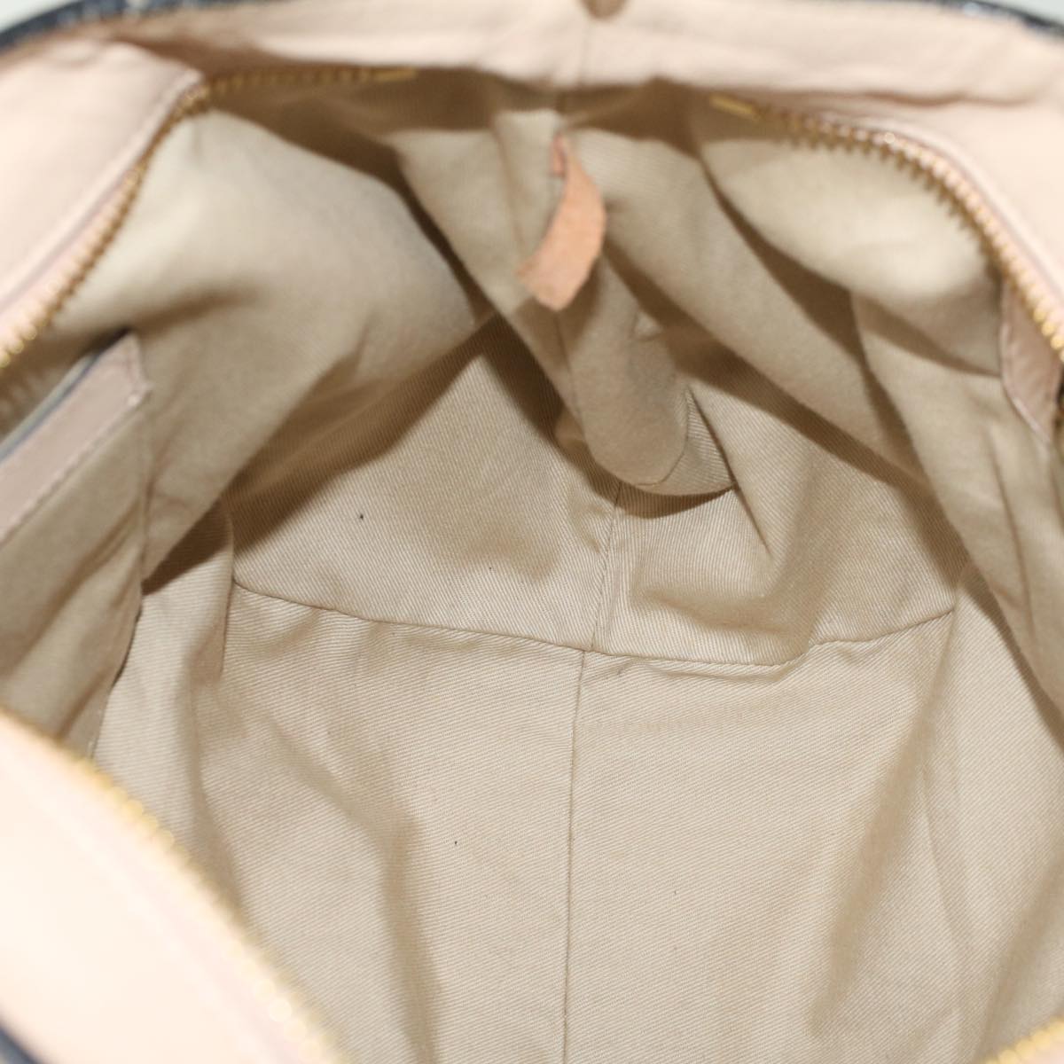 Chloe Etel Hand Bag Leather 2way Beige 03-13-50-65 Auth yk8722