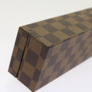 LOUIS VUITTON Damier Ebene Watch Case Trunk LV Auth yk8757SV-16