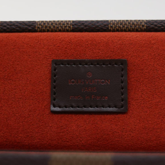 LOUIS VUITTON Damier Ebene Watch Case Trunk LV Auth yk8757SV