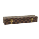 LOUIS VUITTON Damier Ebene Watch Case Trunk LV Auth yk8757SV-1