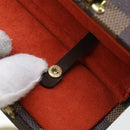 LOUIS VUITTON Damier Ebene Watch Case Trunk LV Auth yk8757SV-22