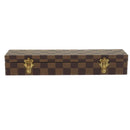 LOUIS VUITTON Damier Ebene Watch Case Trunk LV Auth yk8757SV-13