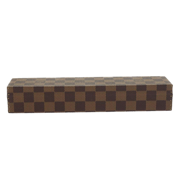 LOUIS VUITTON Damier Ebene Watch Case Trunk LV Auth yk8757SV