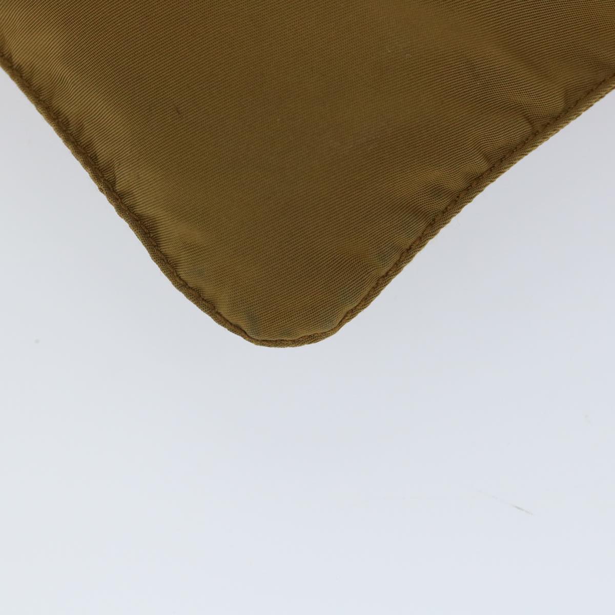 PRADA Shoulder Bag Nylon Khaki Auth yk8809