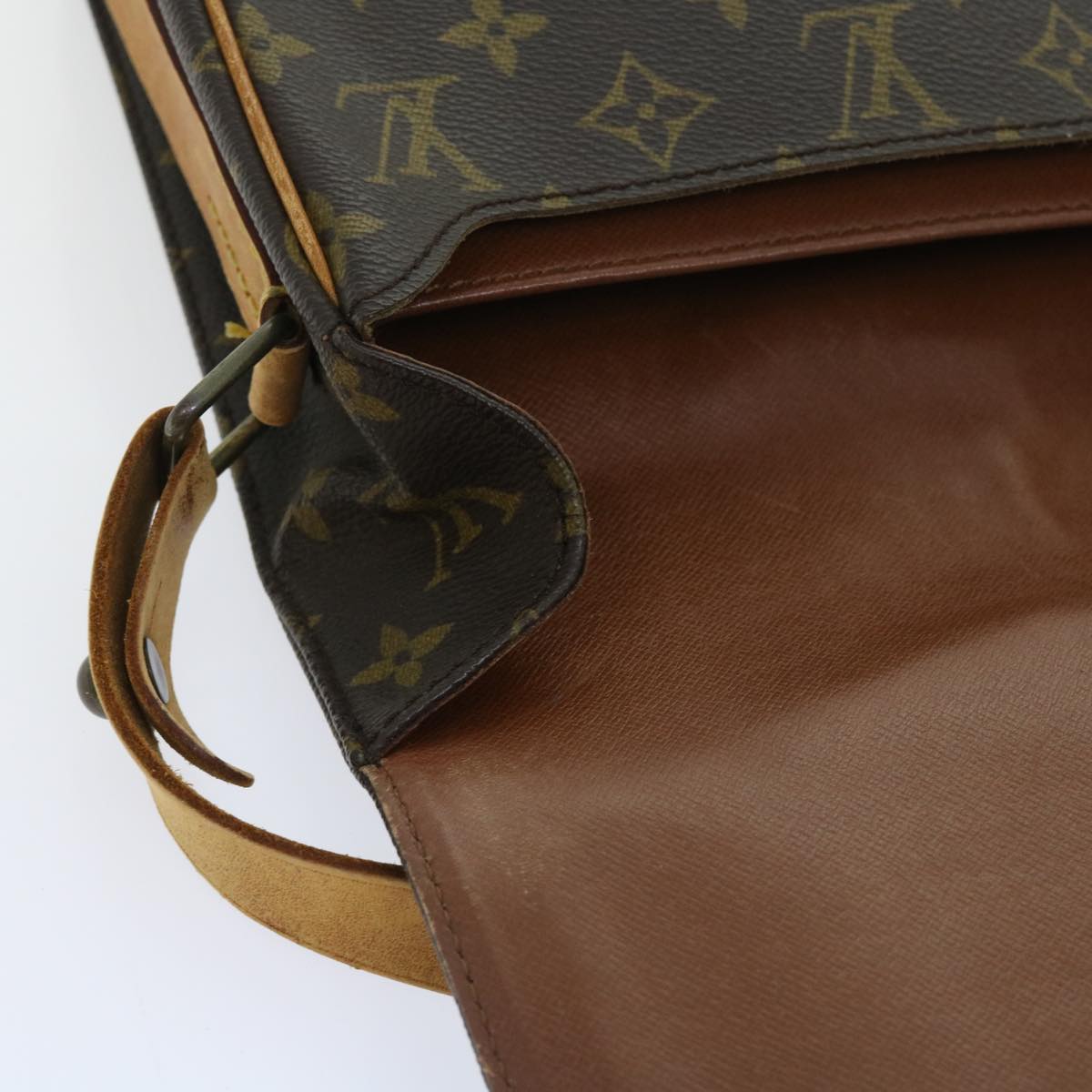 LOUIS VUITTON Monogram Cartouchiere MM Shoulder Bag M51253 LV Auth yk8832