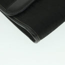 Christian Dior Trotter Canvas Chain Shoulder Bag Black Auth yk8835-14