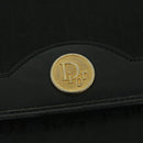 Christian Dior Trotter Canvas Chain Shoulder Bag Black Auth yk8835-10