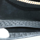 Christian Dior Trotter Canvas Chain Shoulder Bag Black Auth yk8835-12