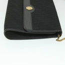Christian Dior Trotter Canvas Chain Shoulder Bag Black Auth yk8835-4