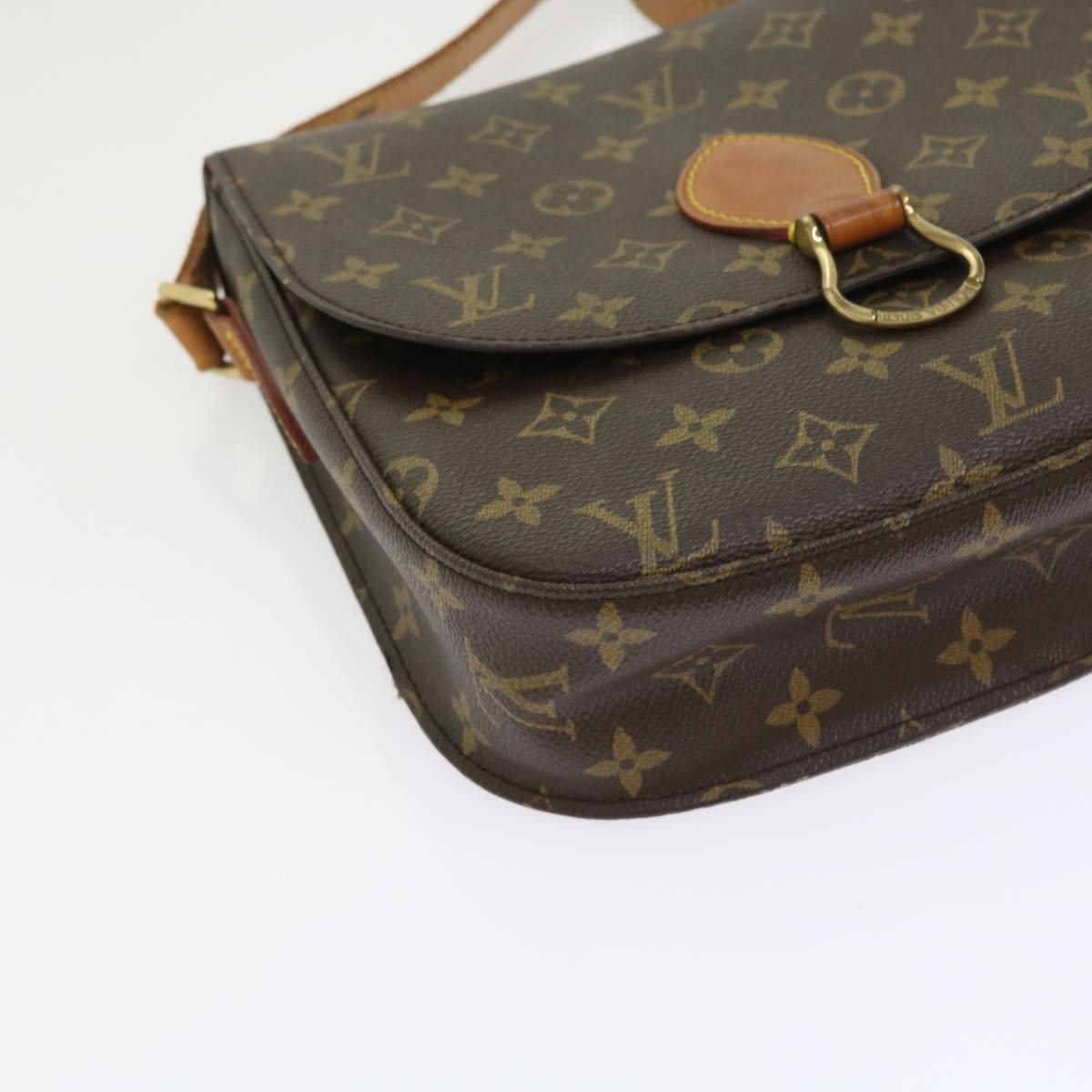 LOUIS VUITTON Monogram Saint Cloud GM Shoulder Bag M51242 LV Auth yk8877