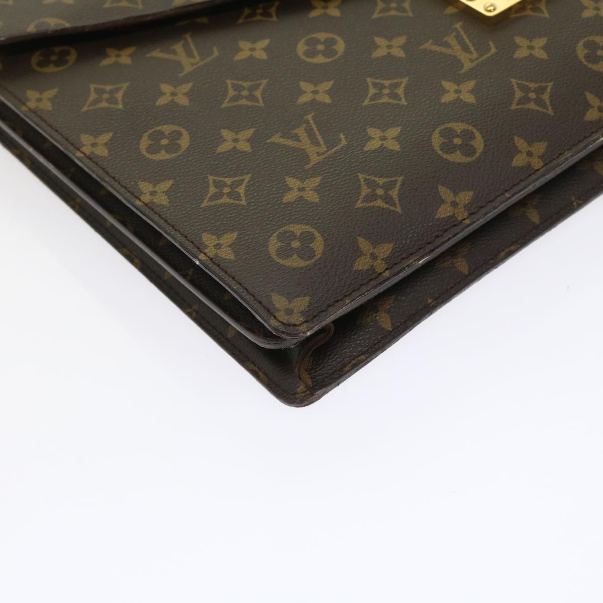 LOUIS VUITTON Monogram Serviette Conseiller Briefcase M53331 LV Auth yk8911