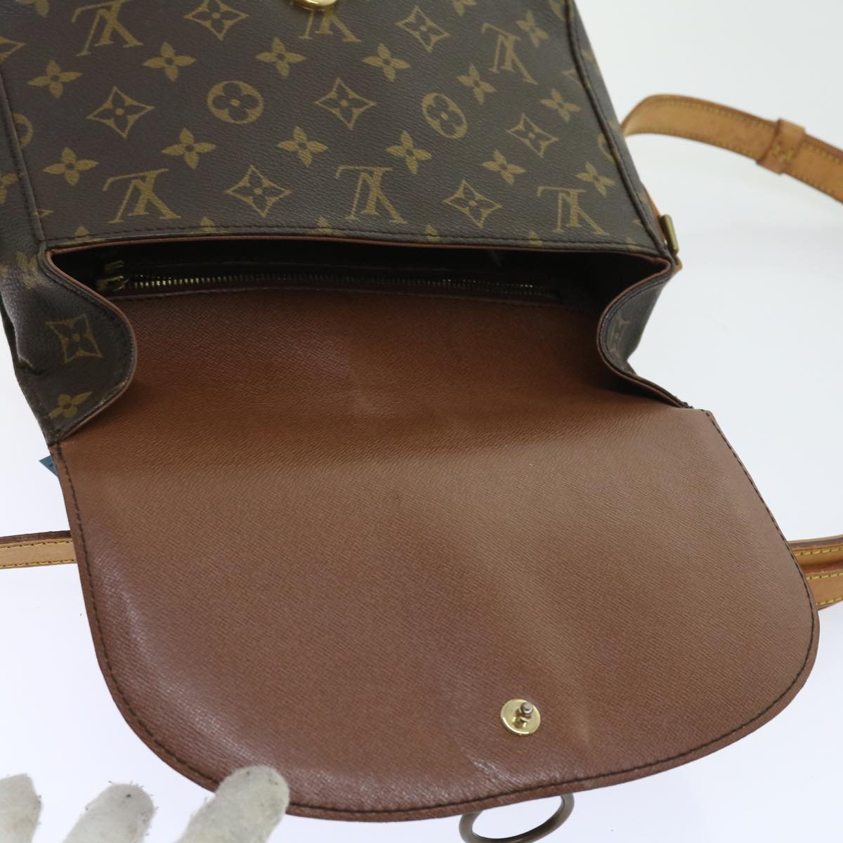 LOUIS VUITTON Monogram Saint Cloud GM Shoulder Bag M51242 LV Auth yk8925