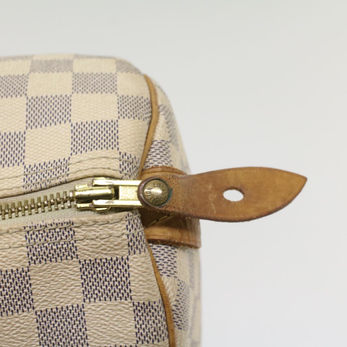 LOUIS VUITTON Damier Azur Speedy 30 Hand Bag N41533 LV Auth yk8965