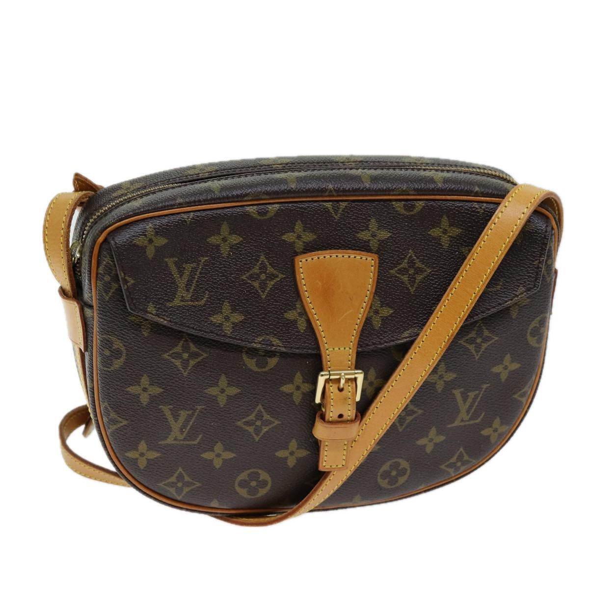 LOUIS VUITTON Monogram Jeune Fille MM Shoulder Bag M51226 LV Auth yk8966