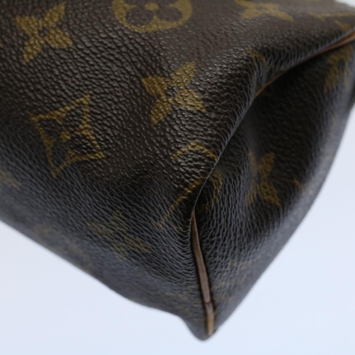 LOUIS VUITTON Monogram Mini Speedy Hand Bag 2way M41534 LV Auth yk8981