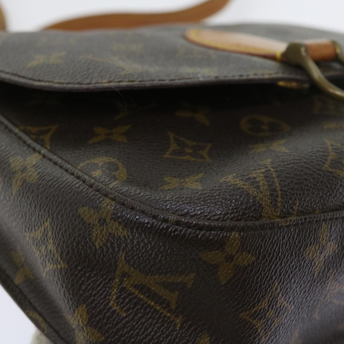 LOUIS VUITTON Monogram Saint Cloud GM Shoulder Bag M51242 LV Auth yk8999