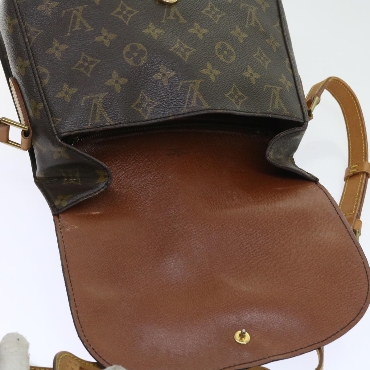 LOUIS VUITTON Monogram Saint Cloud GM Shoulder Bag M51242 LV Auth yk8999