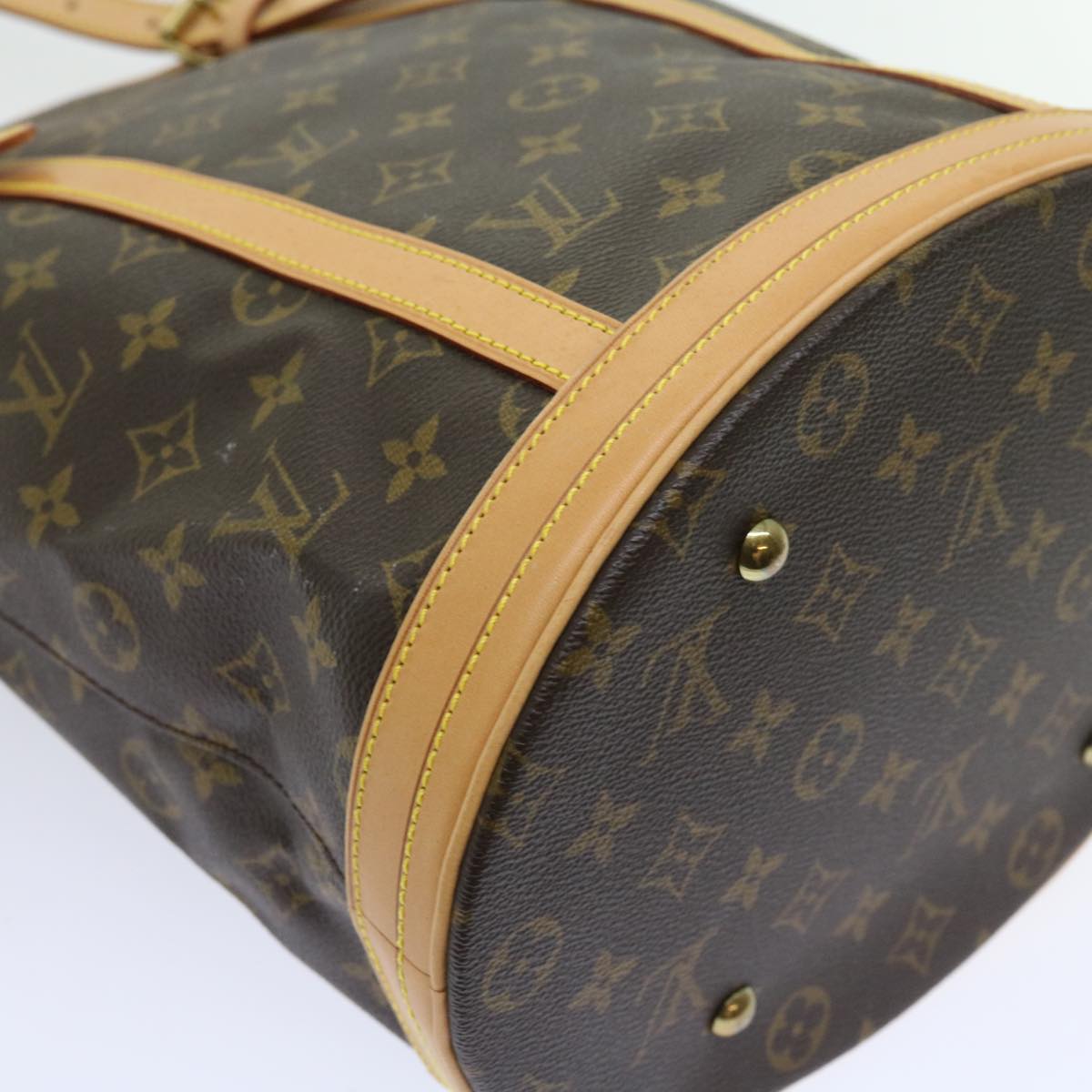 LOUIS VUITTON Monogram Bucket GM Shoulder Bag M42236 LV Auth yk9019