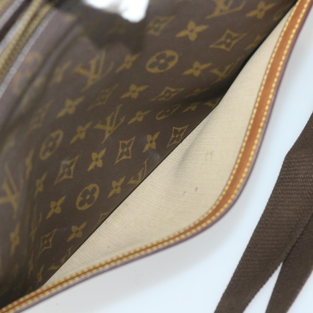 LOUIS VUITTON Monogram Reporter GM Shoulder Bag M45252 LV Auth yk9023