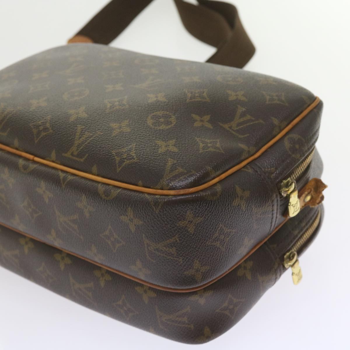 LOUIS VUITTON Monogram Reporter PM Shoulder Bag M45254 LV Auth yk9047