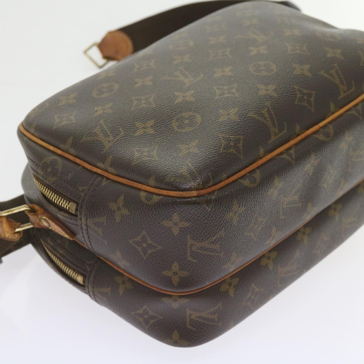 LOUIS VUITTON Monogram Reporter PM Shoulder Bag M45254 LV Auth yk9047