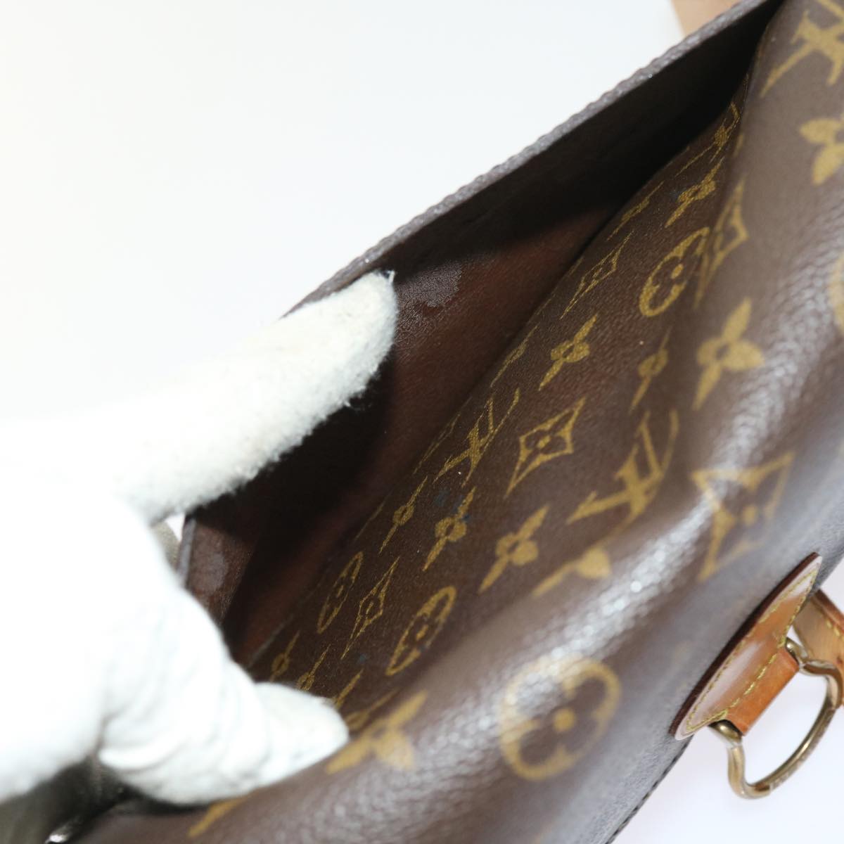 LOUIS VUITTON Monogram Saint Cloud GM Shoulder Bag M51242 LV Auth yk9049