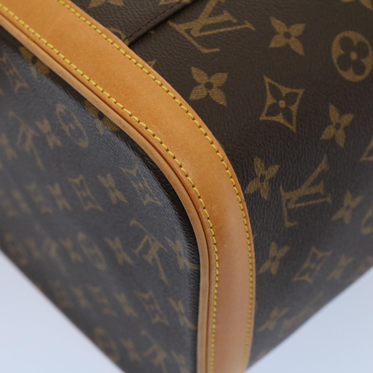 LOUIS VUITTON Monogram Nice Hand Bag 2way M47280 LV Auth yk9060