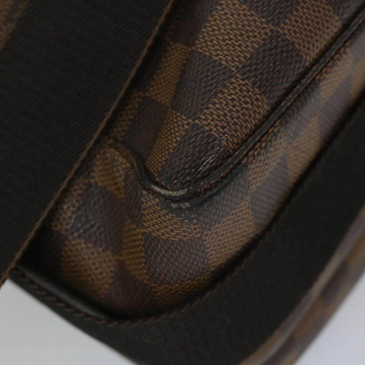 LOUIS VUITTON Damier Ebene Broadway Shoulder Bag N42270 LV Auth yk9099