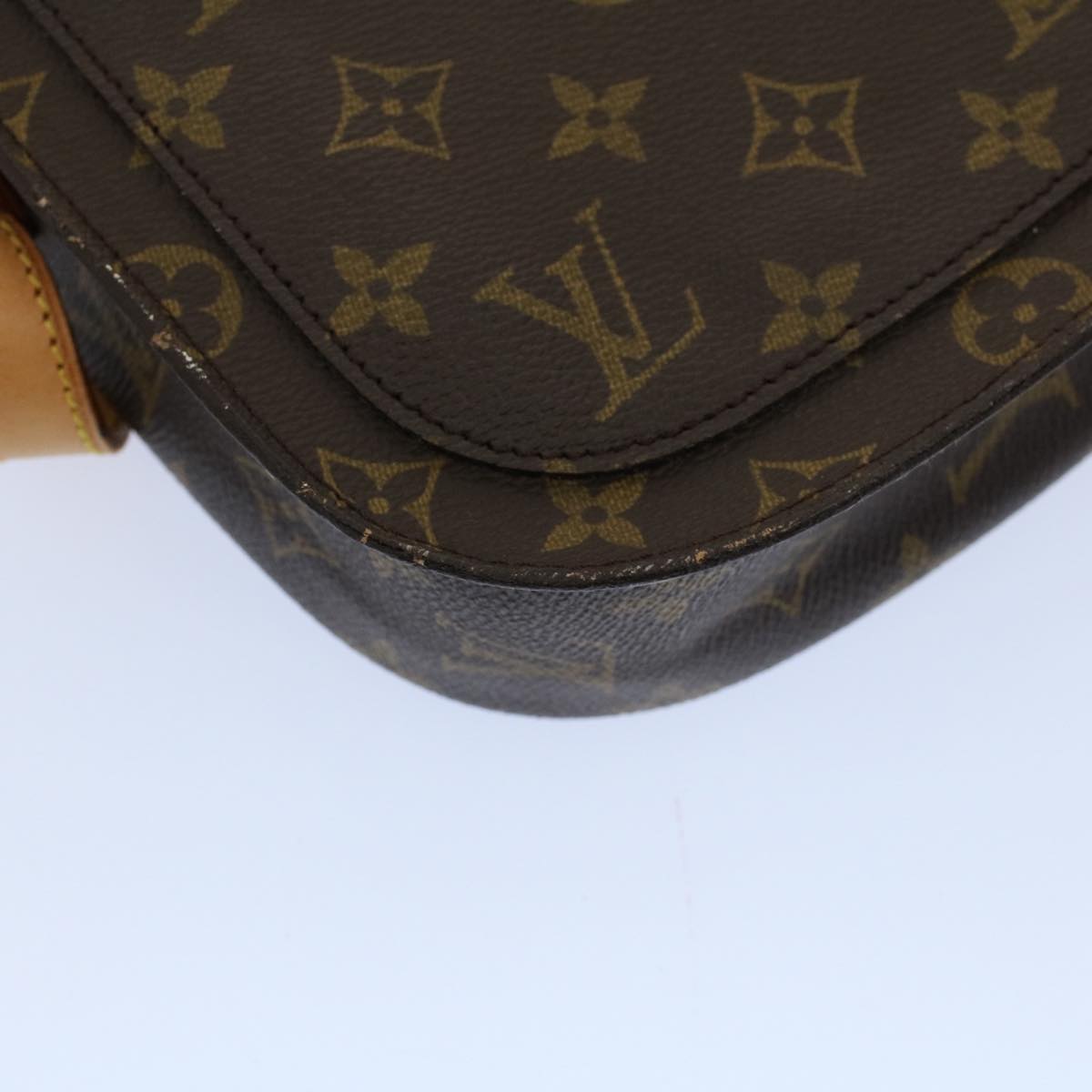 LOUIS VUITTON Monogram Saint Cloud GM Shoulder Bag M51242 LV Auth yk9183