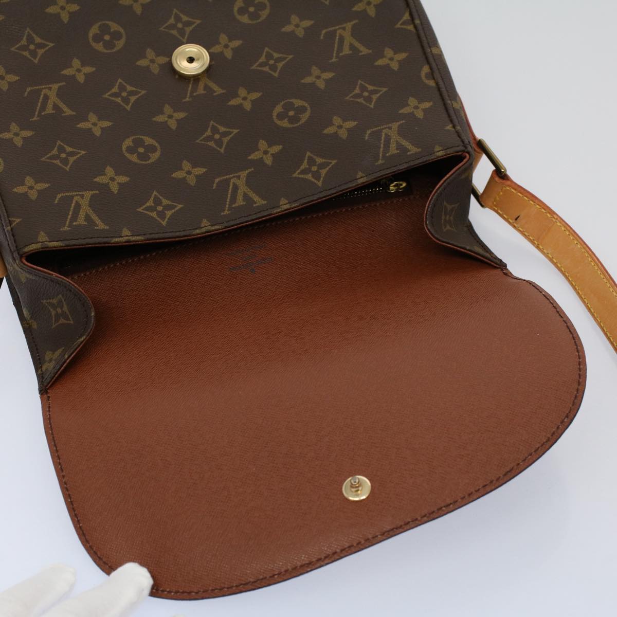 LOUIS VUITTON Monogram Saint Cloud GM Shoulder Bag M51242 LV Auth yk9183