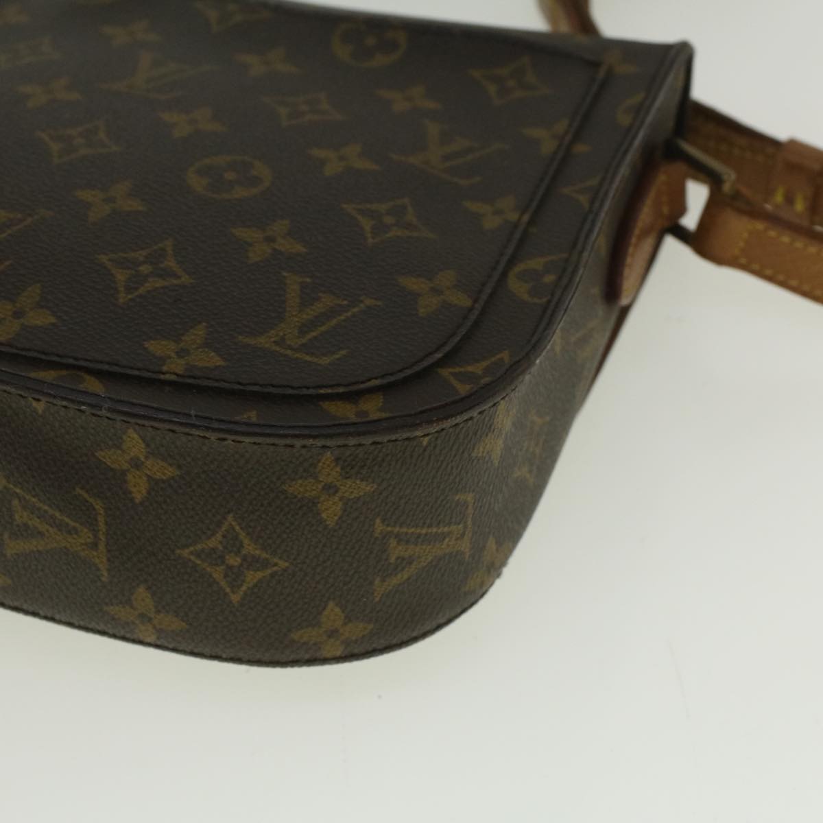 LOUIS VUITTON Monogram Saint Cloud GM Shoulder Bag M51242 LV Auth yk9273