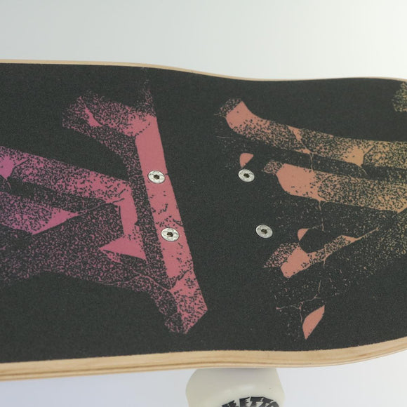 LOUIS VUITTON Monogram Virgil Abloh Illusion Skateboard GI0740 LV Auth yk9275SM