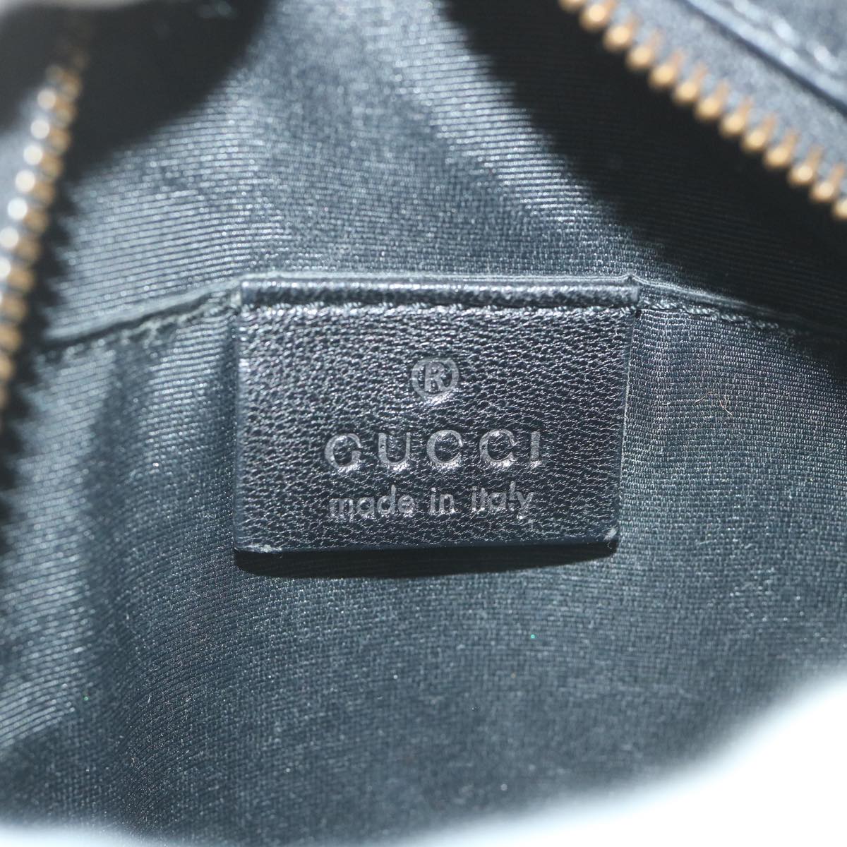 GUCCI GG Canvas Shoulder Bag Black 90700 Auth yk9278