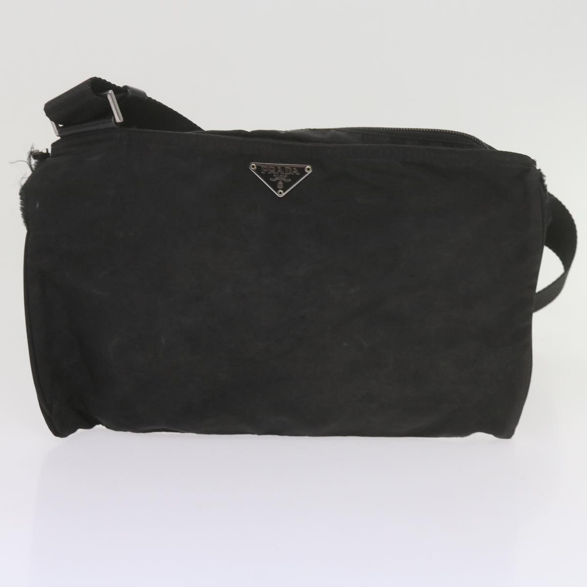 PRADA Shoulder Bag Nylon 2Set Black Auth yk9286