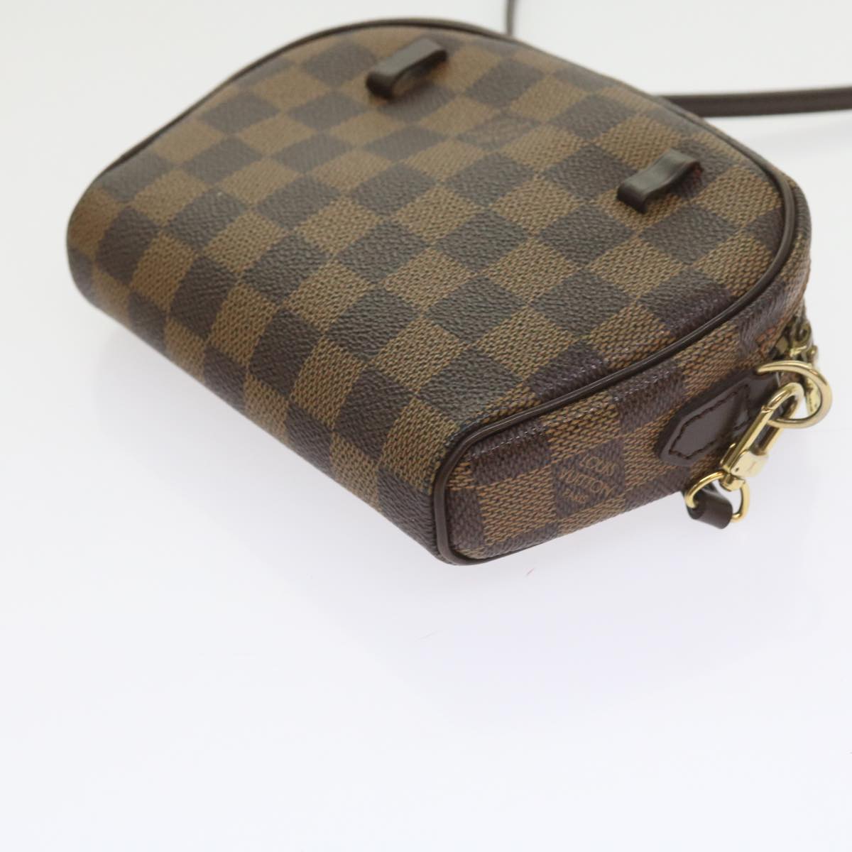 LOUIS VUITTON Damier Ebene Pochette Ipanema Shoulder Bag N51296 LV Auth yk9338