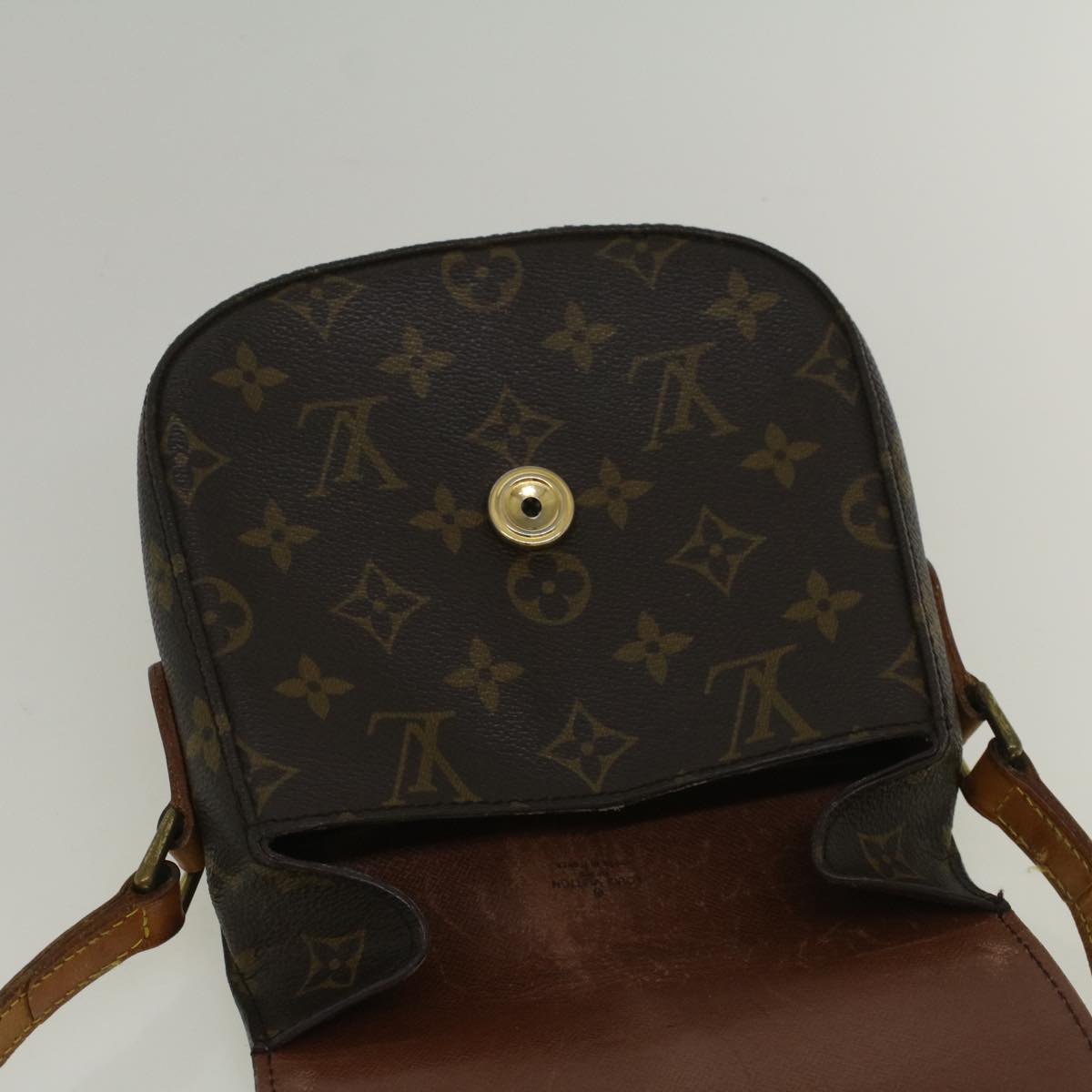 LOUIS VUITTON Monogram Saint Cloud MM Shoulder Bag M51243 LV Auth yk9353