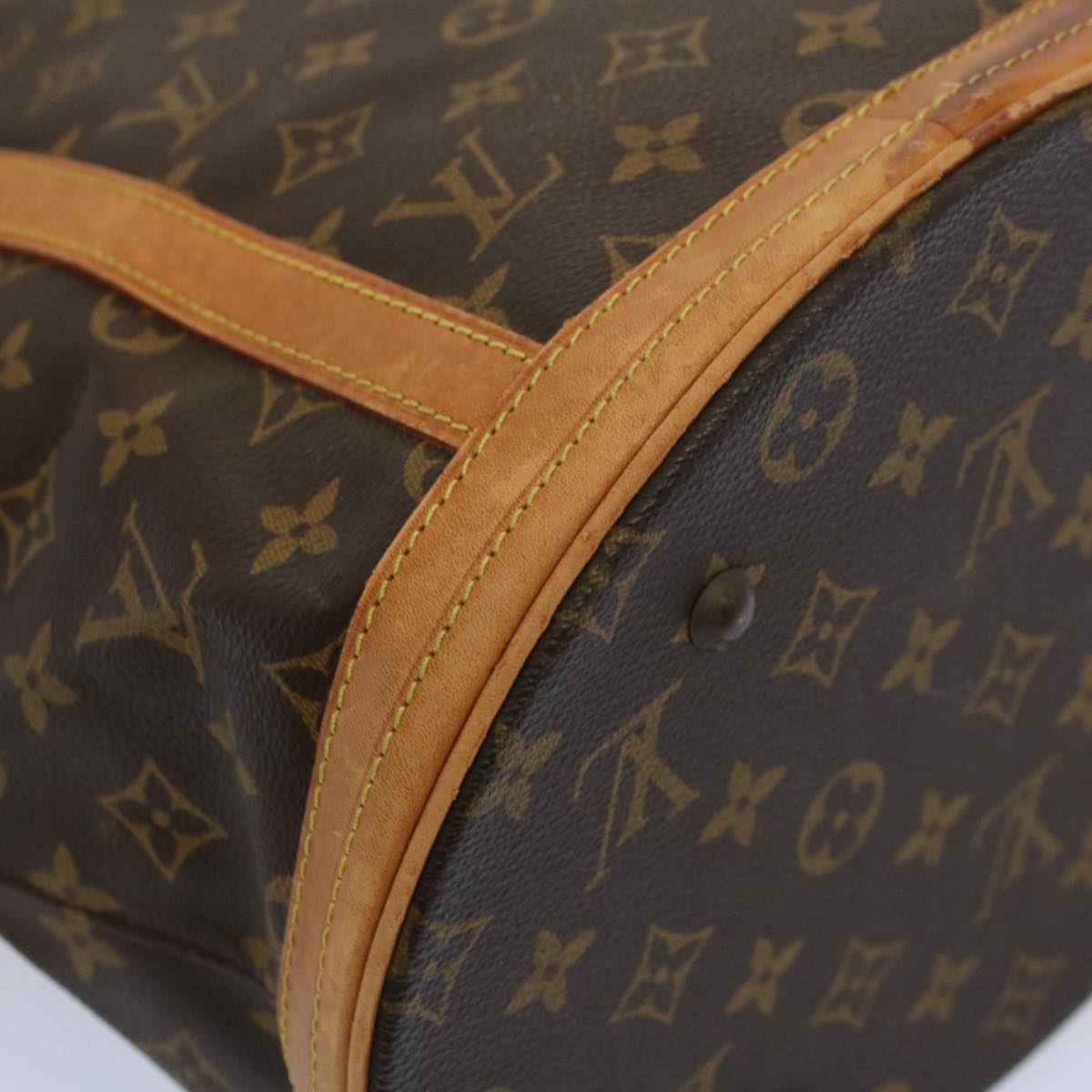 LOUIS VUITTON Monogram Bucket GM Shoulder Bag Vintage M42236 LV Auth yk9366