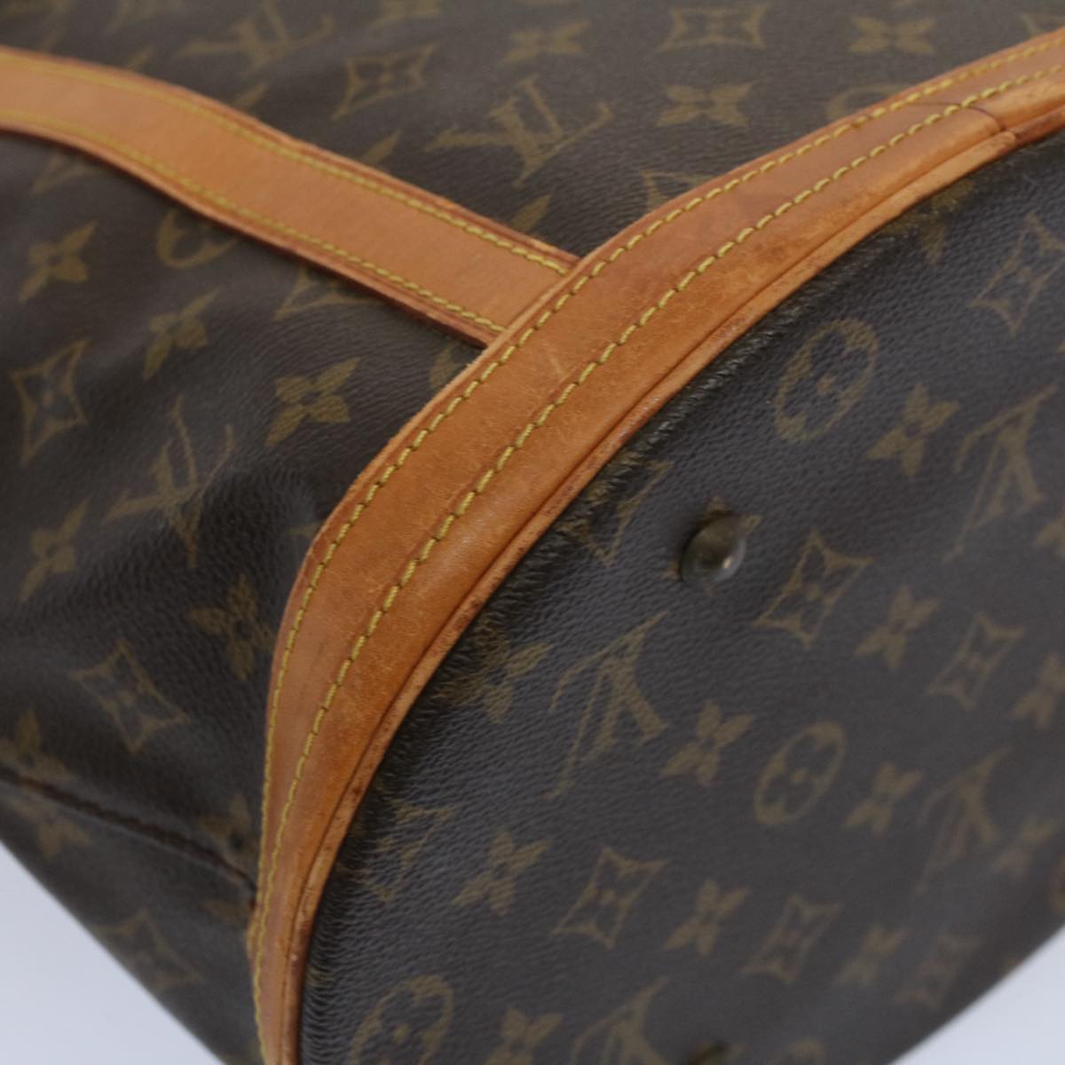 LOUIS VUITTON Monogram Bucket GM Shoulder Bag Vintage M42236 LV Auth yk9367