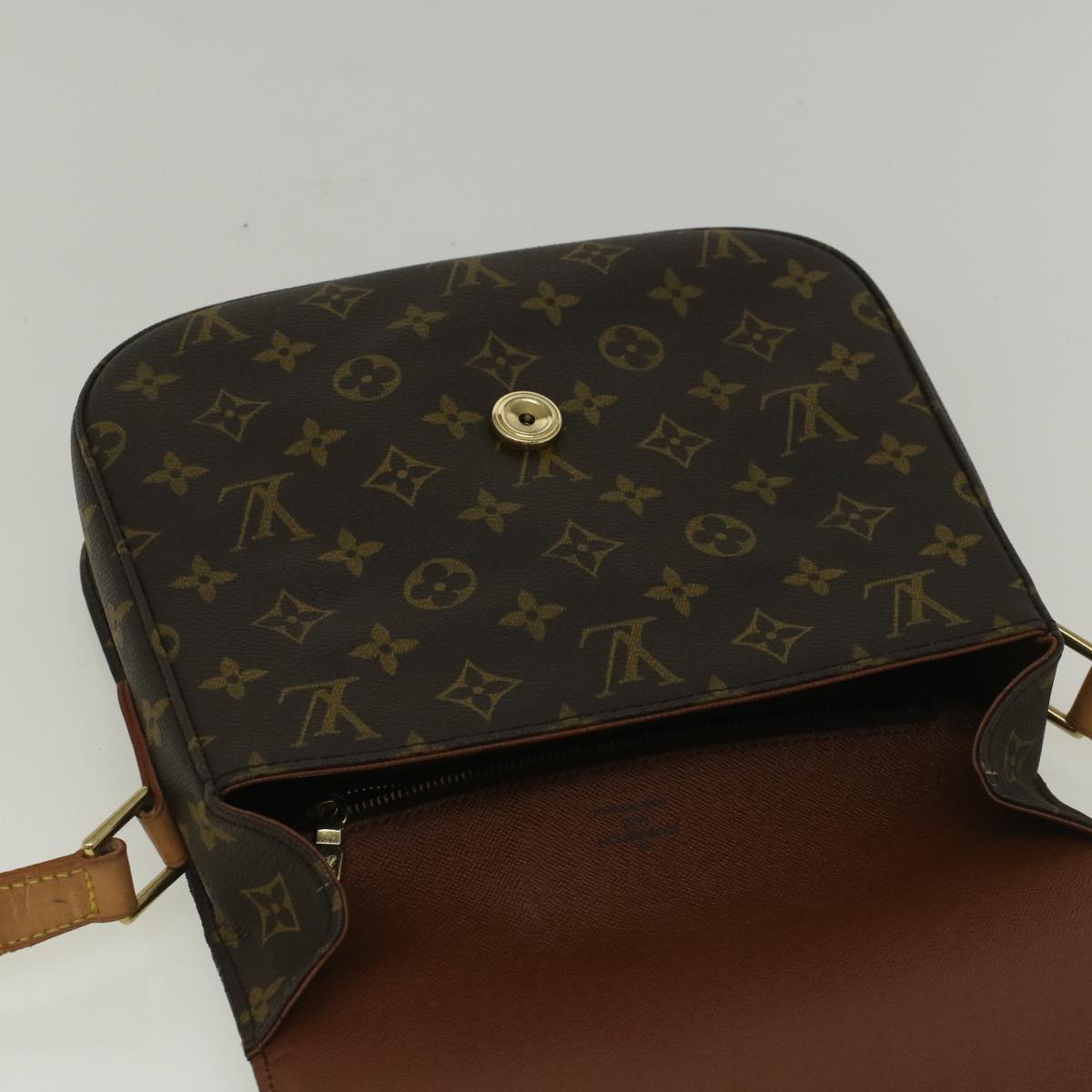 LOUIS VUITTON Monogram Saint Cloud GM Shoulder Bag M51242 LV Auth yk9407