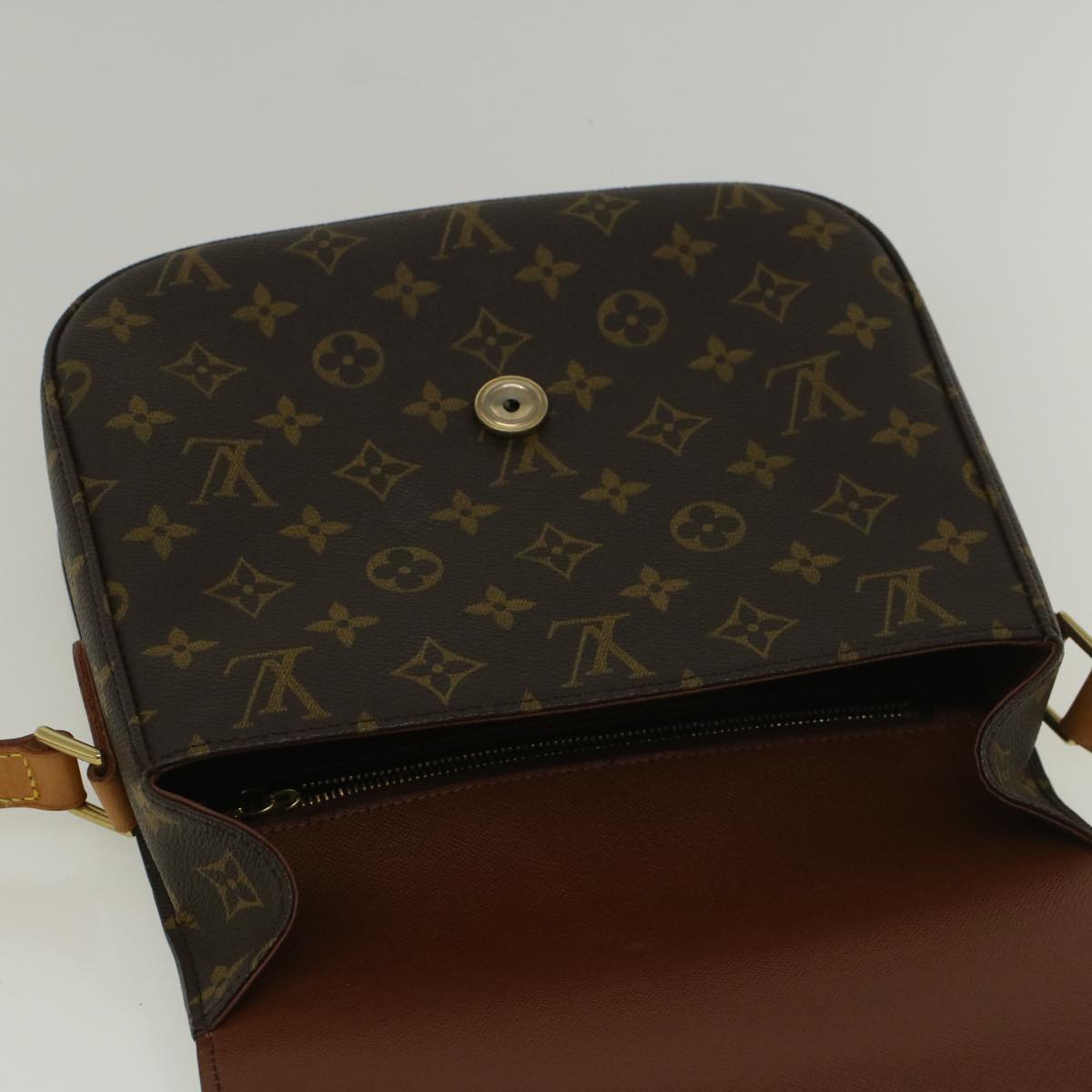 LOUIS VUITTON Monogram Saint Cloud GM Shoulder Bag M51242 LV Auth yk9431