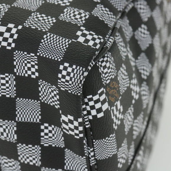 LOUIS VUITTON Damier Distorted Keepall Bandouliere 50 Boston N50028 Auth yk9432S