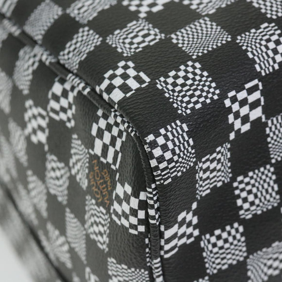 LOUIS VUITTON Damier Distorted Keepall Bandouliere 50 Boston N50028 Auth yk9432S