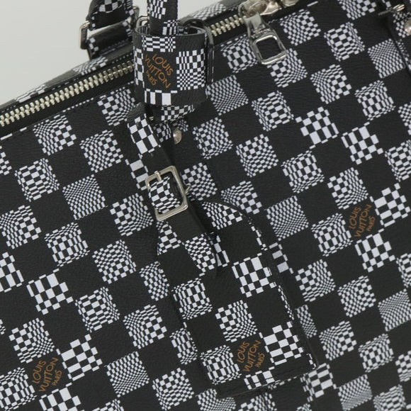 LOUIS VUITTON Damier Distorted Keepall Bandouliere 50 Boston N50028 Auth yk9432S