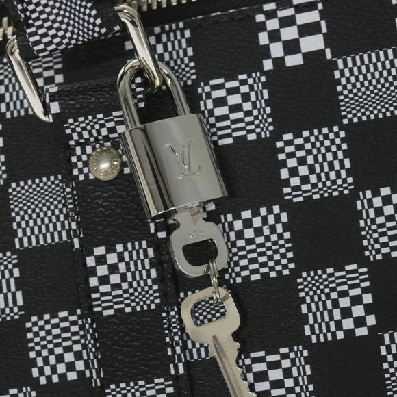 LOUIS VUITTON Damier Distorted Keepall Bandouliere 50 Boston N50028 Auth yk9432S