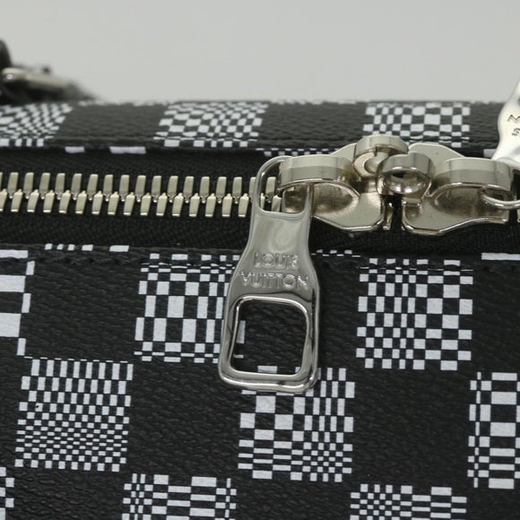 LOUIS VUITTON Damier Distorted Keepall Bandouliere 50 Boston N50028 Auth yk9432S