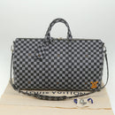 LOUIS VUITTON Damier Distorted Keepall Bandouliere 50 Boston N50028 Auth yk9432S-12